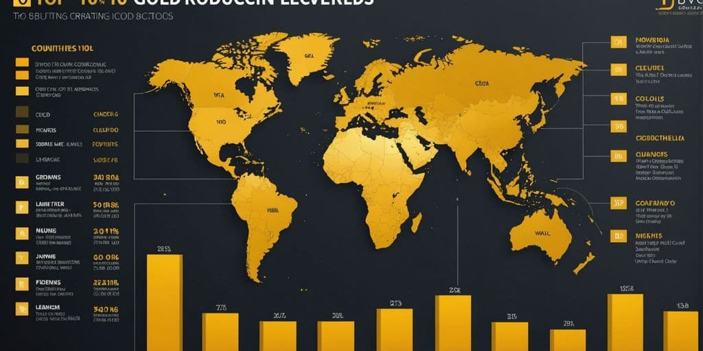 Los 10 mayores países productores de oro del mundo | GOLDMARKET