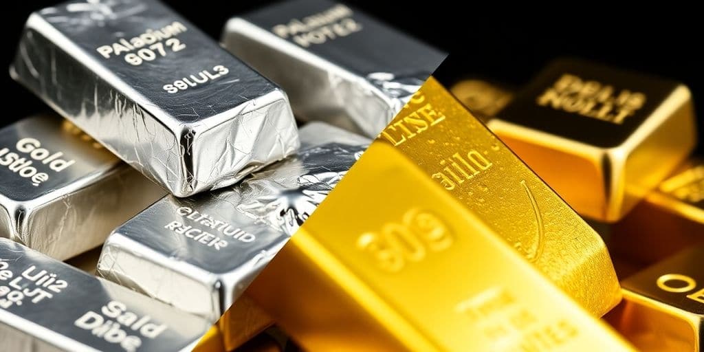 Investing in palladium or gold: price differences